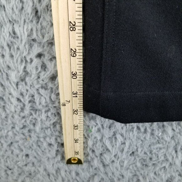 John Varvatos Pants Womens EU 44 US 12 Black Cashmere Wool Blend Trousers - Picture 7 of 12